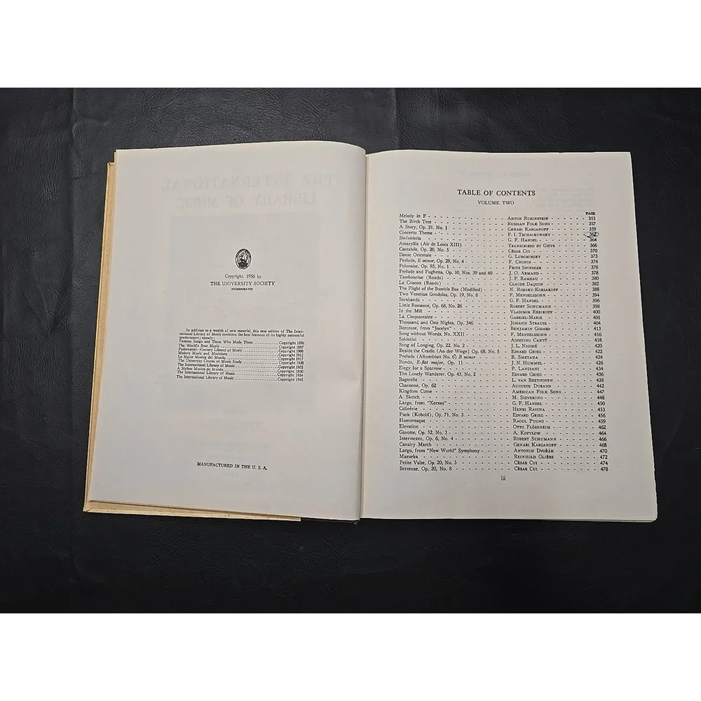 The International Library Of Music / Piano Compositions Volume 2 / 1962‎